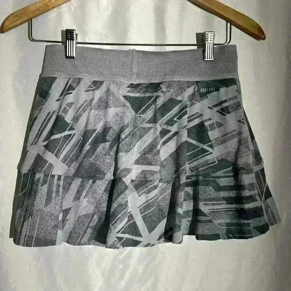 Adidas match heat ready game set skirt women’s medium tennis Pickleball gray - Picture 5 of 8